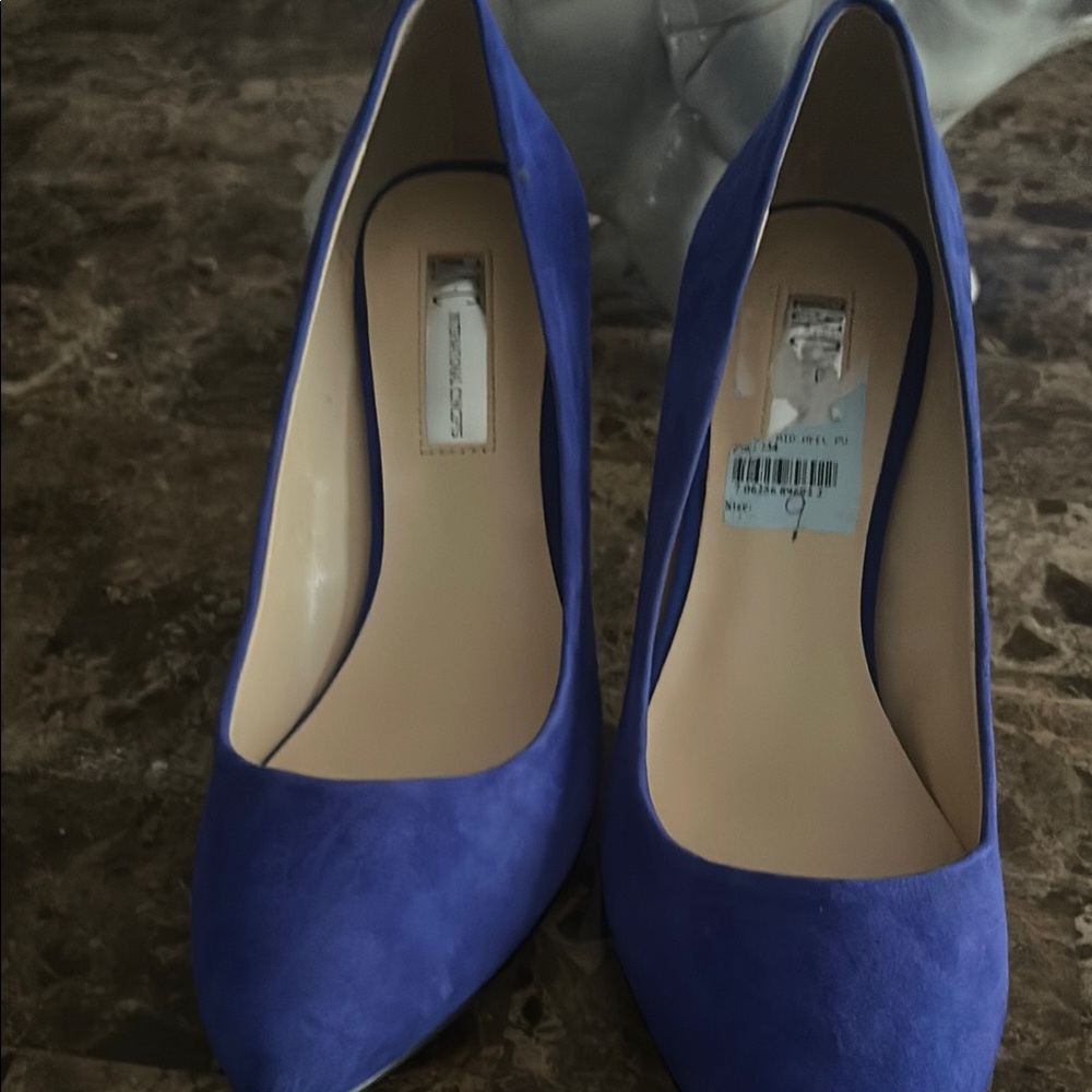 Elegant Blue Women's Heels